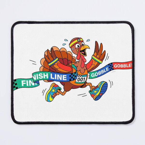 Item preview, Funny Thanksgiving Turkey Trot Running Finisher designed and sold by KMKDesignStudio.