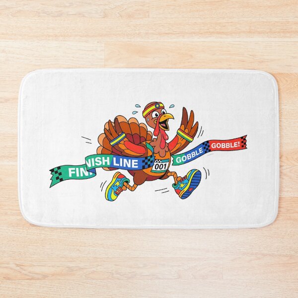 Item preview, Funny Thanksgiving Turkey Trot Running Finisher designed and sold by KMKDesignStudio.