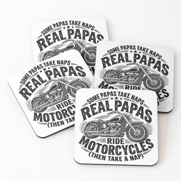 Item preview, Some Papas Take Naps Real Papas Ride Motorcycles Funny Biker Grandpa Motorcycle Humor designed and sold by 76Valeria.