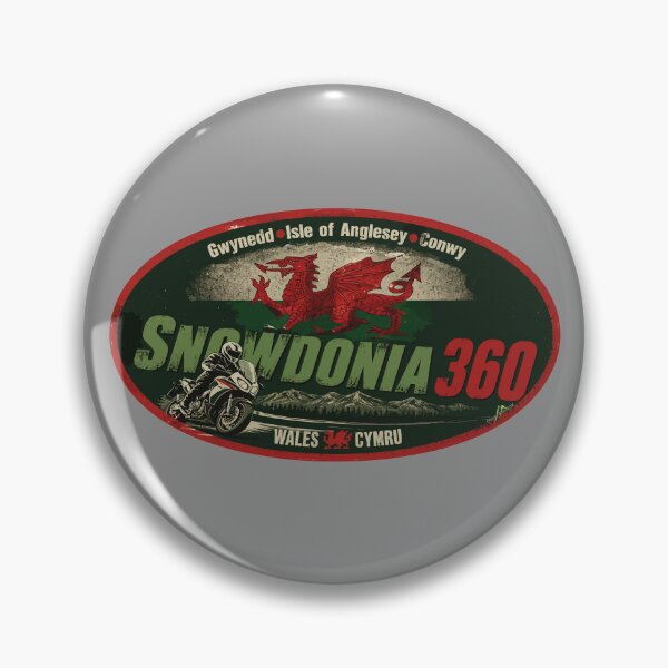 Item preview, Snowdonia 360 Wales Eryri Motorcycle Road Trip Sticker TShirt 07 designed and sold by OuterShellUK.