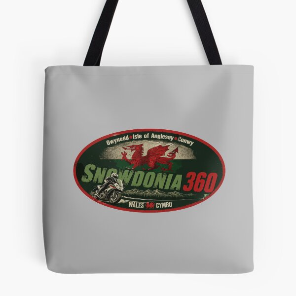 Item preview, Snowdonia 360 Wales Eryri Motorcycle Road Trip Sticker TShirt 07 designed and sold by OuterShellUK.