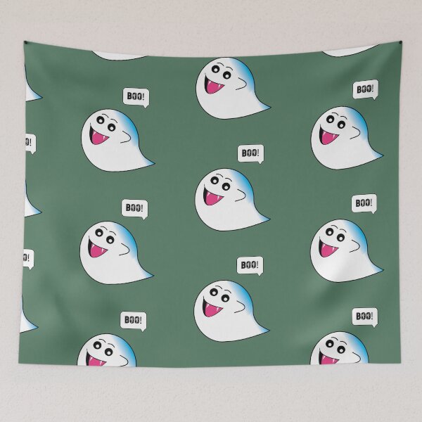 Item preview, Cute BOO Ghost Halloween  designed and sold by Mdjahirulsk.
