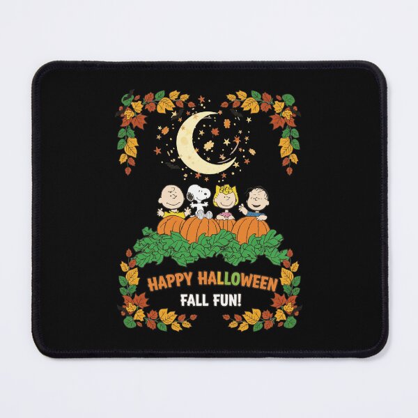Item preview, Peanuts Happy Halloween Fall Fun Pumpkin Patch Gang Crescent Moon designed and sold by Dravienart.