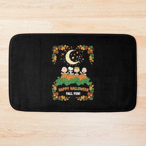 Item preview, Peanuts Happy Halloween Fall Fun Pumpkin Patch Gang Crescent Moon designed and sold by Dravienart.