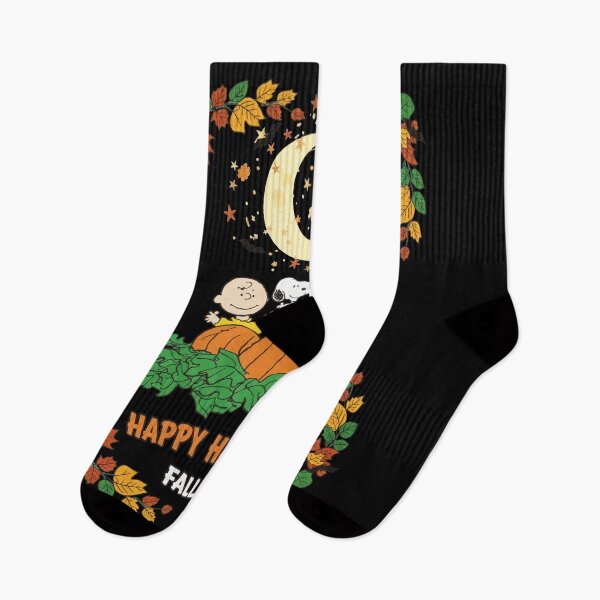 Item preview, Peanuts Happy Halloween Fall Fun Pumpkin Patch Gang Crescent Moon designed and sold by Dravienart.