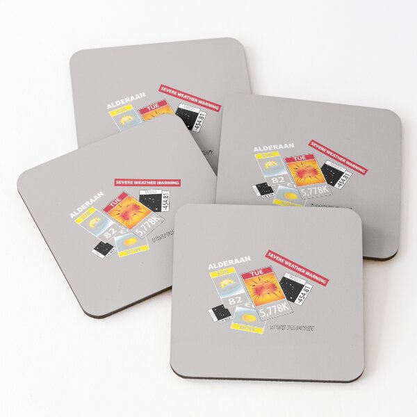 Item preview, Alderaan 5 Day Forecast Severe Weather Warning-48 designed and sold by MichaelModra.