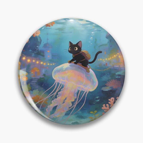 Item preview, Midnight Cat’s Journey Through the Coral Village designed and sold by BlareBlare.