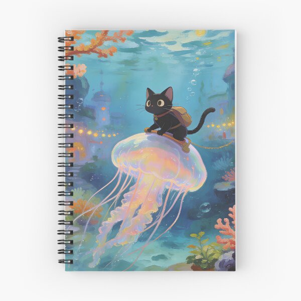 Item preview, Midnight Cat’s Journey Through the Coral Village designed and sold by BlareBlare.