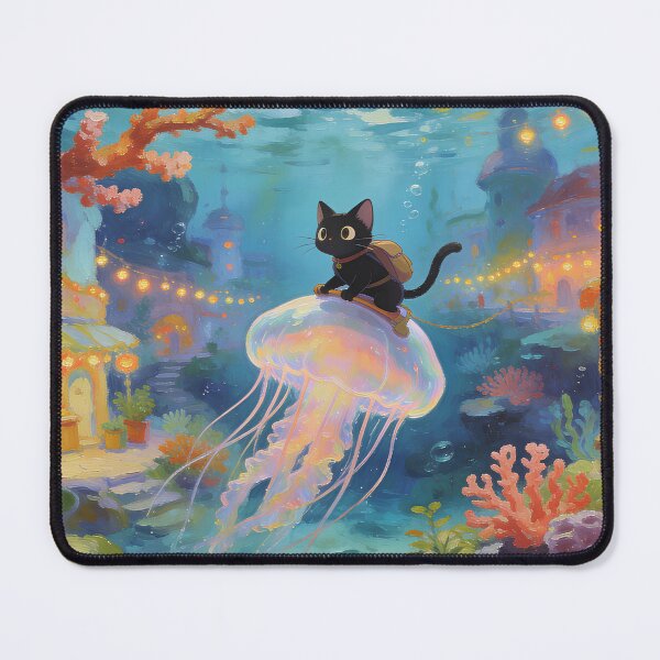 Item preview, Midnight Cat’s Journey Through the Coral Village designed and sold by BlareBlare.