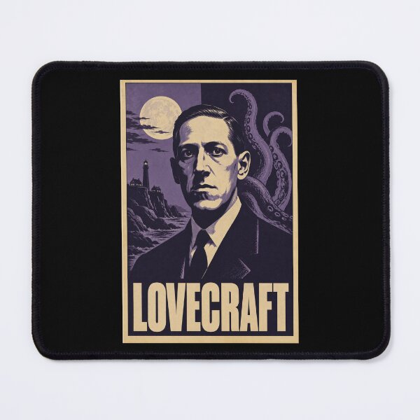 Item preview, Lovecraft Hope Poster - Dark Purple HP Lovecraft Cthulhu Art, Cosmic Horror Print designed and sold by ValentinaHramov.