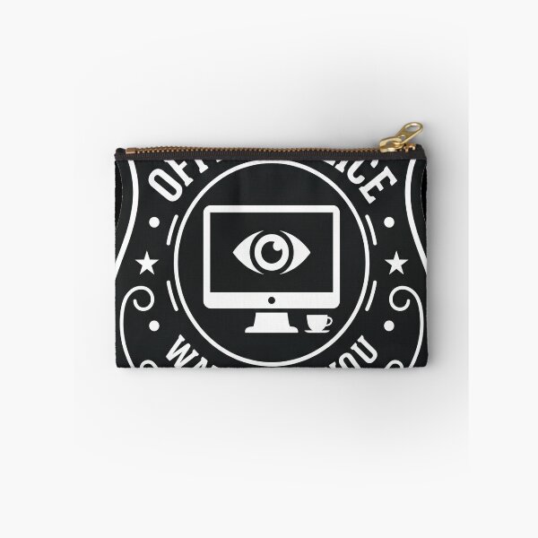 Item preview, Office Police Watching You - Black and White Badge Design designed and sold by mnkyride.