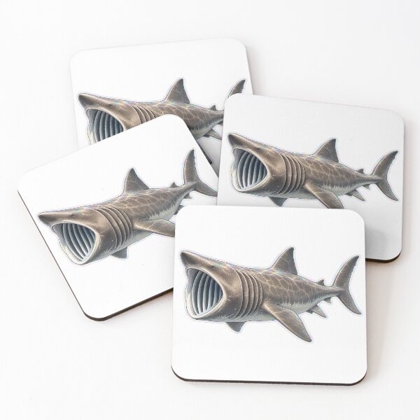 Item preview, Holographic Basking Shark Marine Life Sticker designed and sold by KenworksDigital.