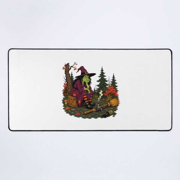 Item preview, Broken Motorized Broomstick Funny Halloween Witch Breakdown designed and sold by chattsuede.