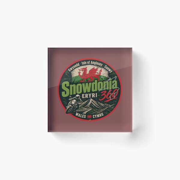 Item preview, Snowdonia 360 Wales Eryri Motorcycle Road Trip Sticker TShirt 09 designed and sold by OuterShellUK.