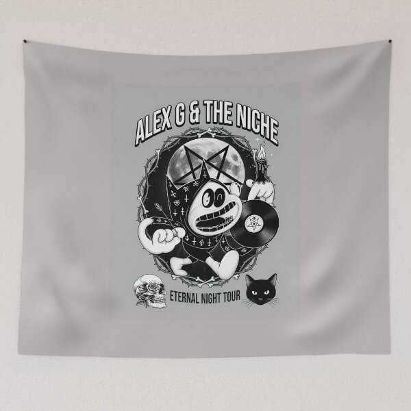 Item preview, ALEX G Cartoon Mascot Indie Music Shirt-25 designed and sold by MichaelModra.