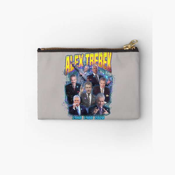 Item preview, ALEX TREBEK Tribute Retro Style Collage Portrait-83 designed and sold by MichaelModra.
