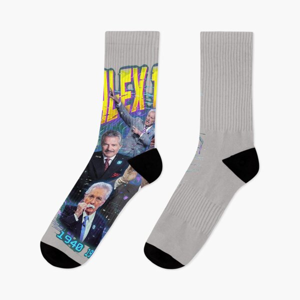 Item preview, ALEX TREBEK Tribute Retro Style Collage Portrait-83 designed and sold by MichaelModra.