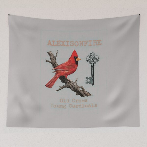 Item preview, ALEXISONFIRE Cardinal Bird Old Crows T-Shirt-23 designed and sold by MichaelModra.