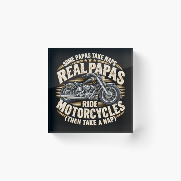 Item preview, Some Papas Take Naps Real Papas Ride Motorcycles Funny Biker Grandpa Motorcycle Humor designed and sold by 76Valeria.