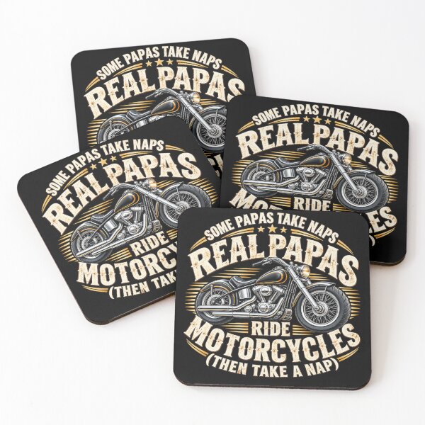 Item preview, Some Papas Take Naps Real Papas Ride Motorcycles Funny Biker Grandpa Motorcycle Humor designed and sold by 76Valeria.