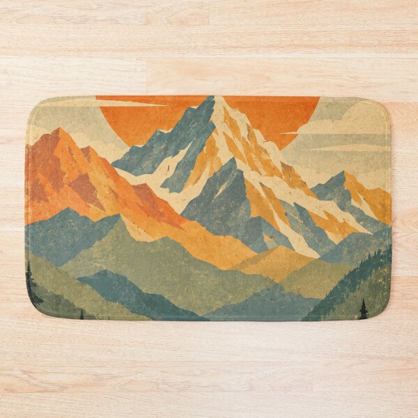 Item preview, Vintage Mountain Sunrise designed and sold by i-corp.