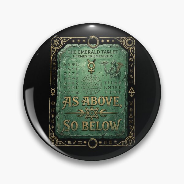 Item preview, Emerald Tablet — “As Above, So Below” designed and sold by Lucid History.