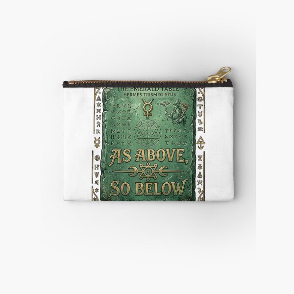 Item preview, Emerald Tablet — “As Above, So Below” designed and sold by Lucid History.