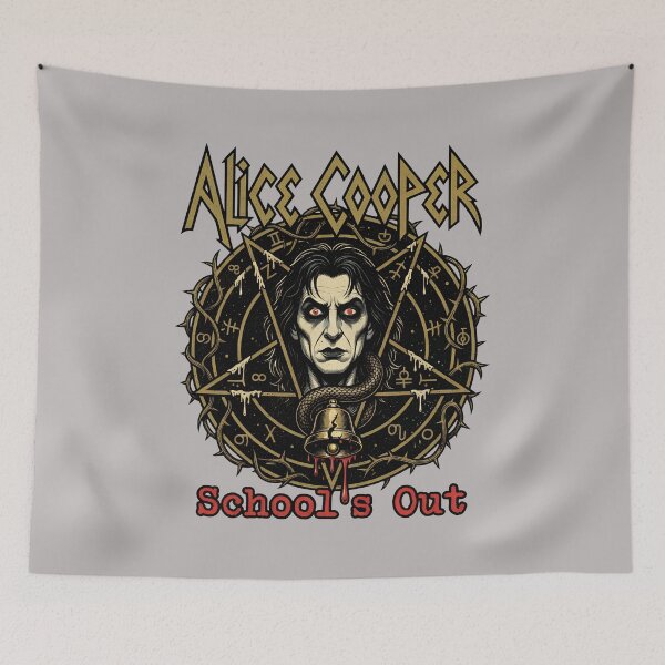 Item preview, Alice Cooper School's Out Distressed Emblem-55 designed and sold by MichaelModra.