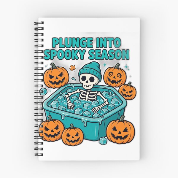 Item preview, Plunge Into Spooky Season Shirt - Funny Ice Bath Halloween Tee designed and sold by FitEnvy.