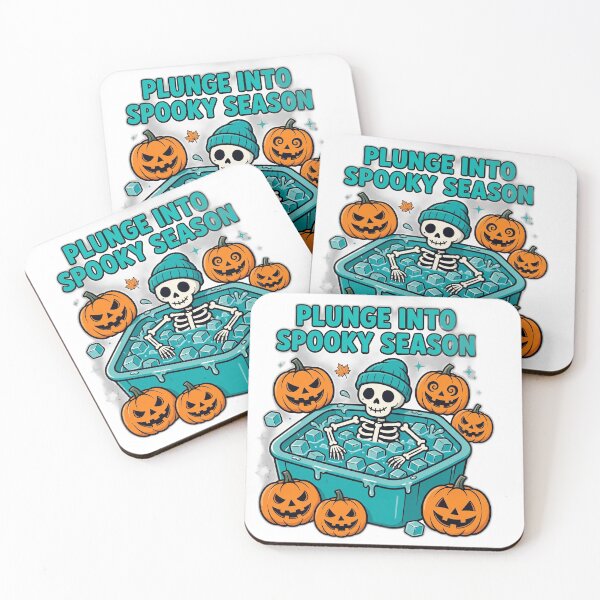 Item preview, Plunge Into Spooky Season Shirt - Funny Ice Bath Halloween Tee designed and sold by FitEnvy.