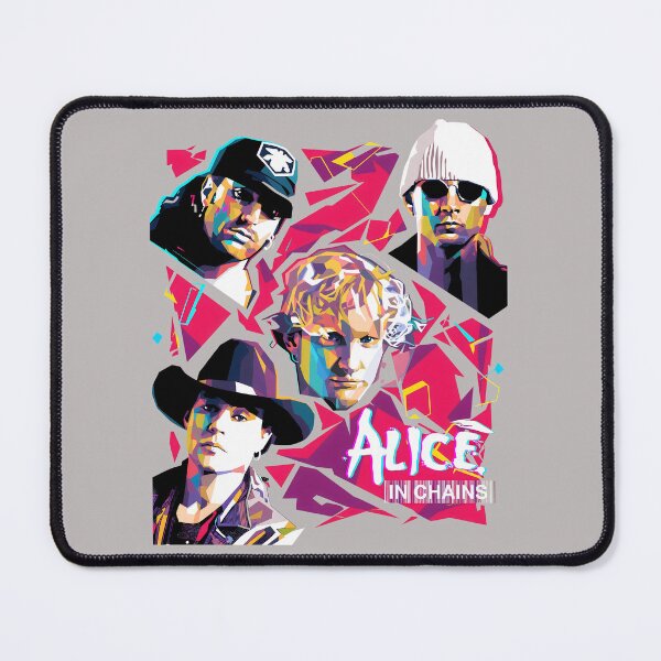 Item preview, Alice In Chains Band Pop Art Portrait Tee-47 designed and sold by MichaelModra.