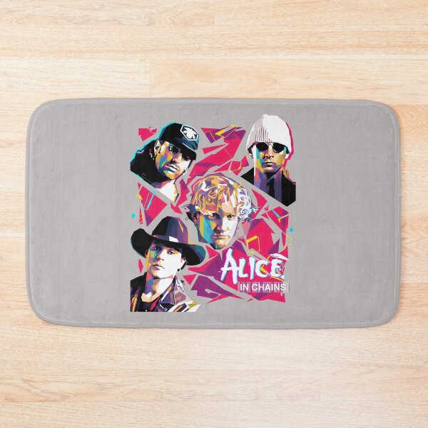 Item preview, Alice In Chains Band Pop Art Portrait Tee-47 designed and sold by MichaelModra.