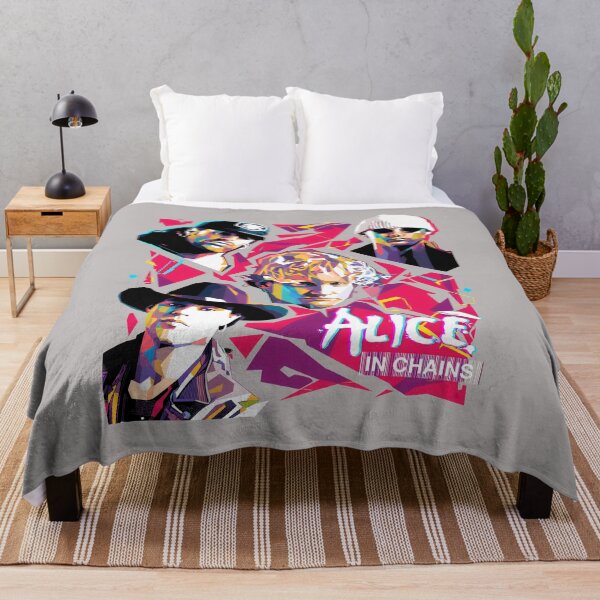 Item preview, Alice In Chains Band Pop Art Portrait Tee-47 designed and sold by MichaelModra.
