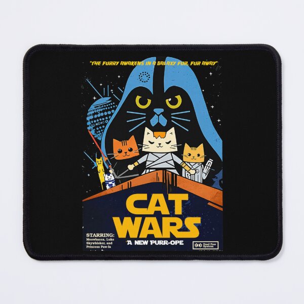 Item preview, Cat Wars Movie Parody designed and sold by elfriedashops.