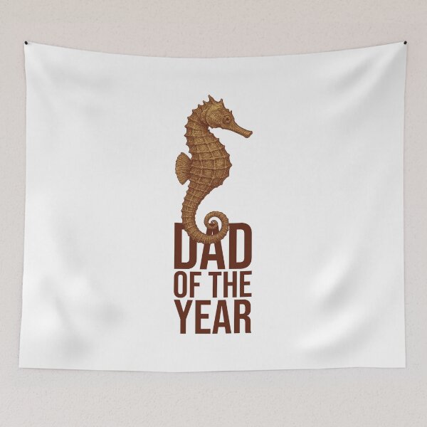 Item preview, Dad of the Year – Funny Seahorse Dad Design designed and sold by xndrlab.