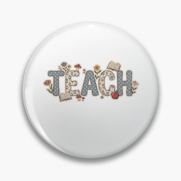 Item preview, Teacher Shirt, TEACH Graphic Tee, Cute Cottagecore Teacher Shirt, Teacher Gift, Book Lover Shirt, Educator T-Shirt, Back to School designed and sold by aladden.