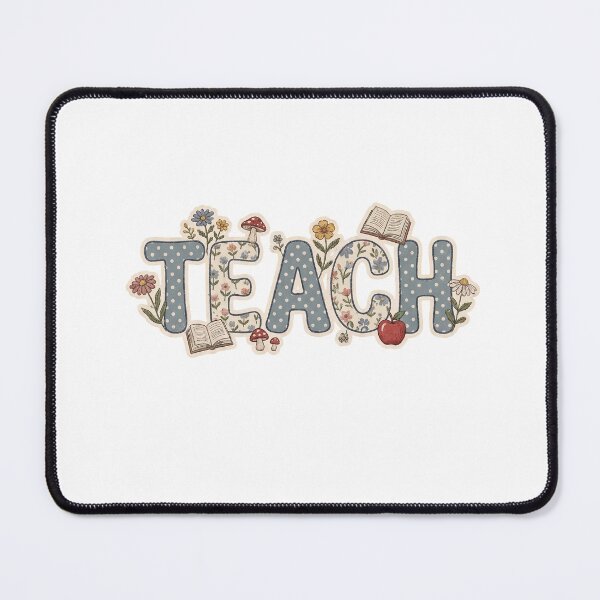 Item preview, Teacher Shirt, TEACH Graphic Tee, Cute Cottagecore Teacher Shirt, Teacher Gift, Book Lover Shirt, Educator T-Shirt, Back to School designed and sold by aladden.