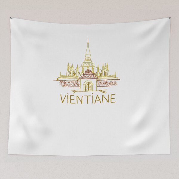 Item preview, Vientiane Laos Souvenir Gift for Tourists designed and sold by MichaeIRellov.