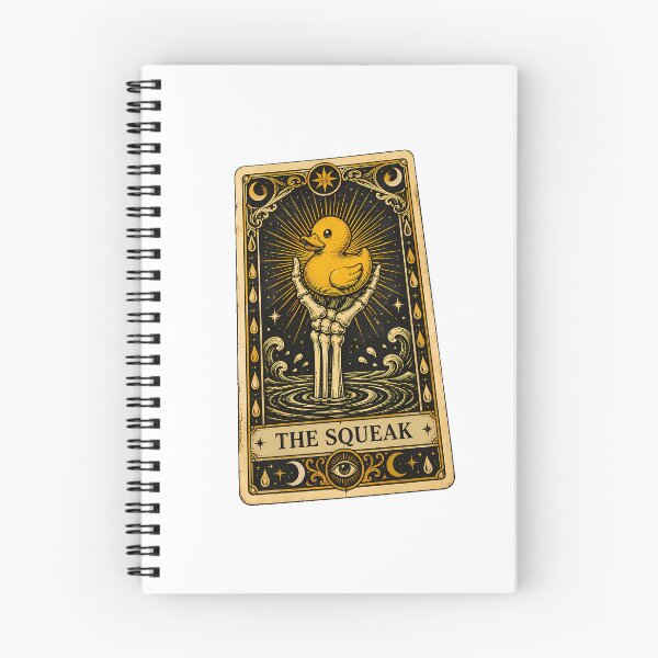 Item preview, Rubber Duck Tarot Card The Squeak Gothic Occult designed and sold by chattsuede.