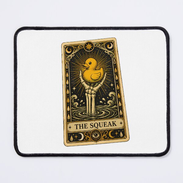 Item preview, Rubber Duck Tarot Card The Squeak Gothic Occult designed and sold by chattsuede.
