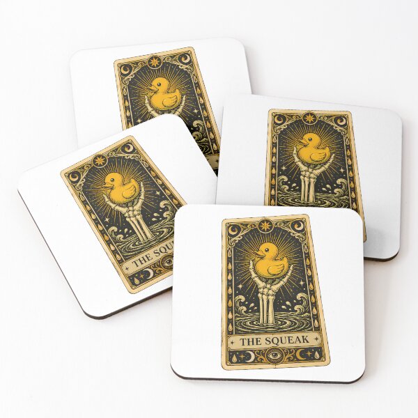 Item preview, Rubber Duck Tarot Card The Squeak Gothic Occult designed and sold by chattsuede.