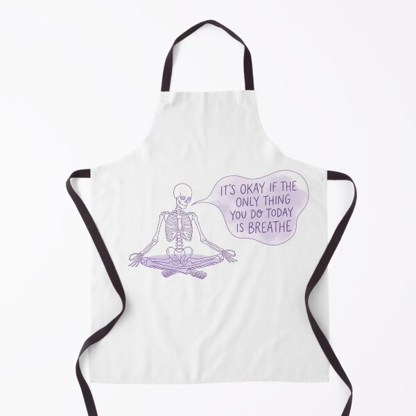 Item preview, Meditating Skeleton Just Breathe  designed and sold by anuggra.