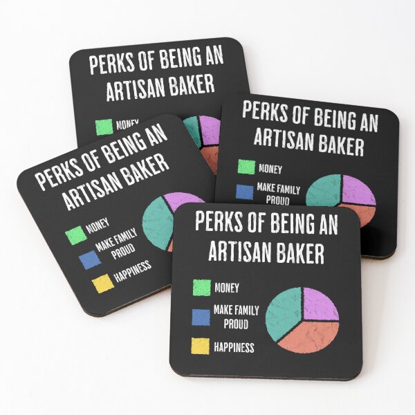 Item preview, Perks of Being an Artisan Baker Pie Chart designed and sold by d247.