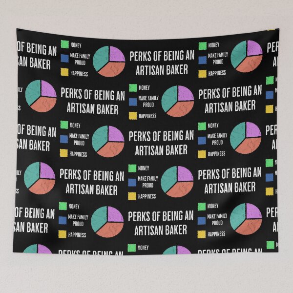 Item preview, Perks of Being an Artisan Baker Pie Chart designed and sold by d247.
