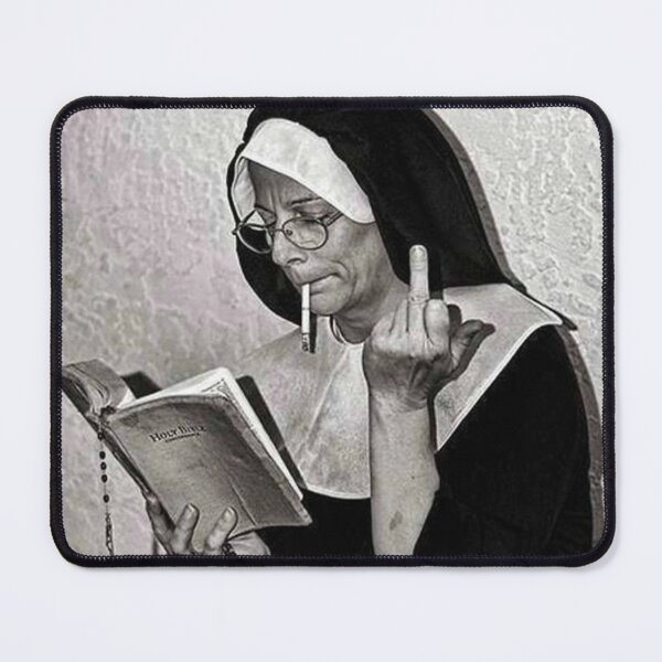 Item preview, nun reading book designed and sold by mosalvin.