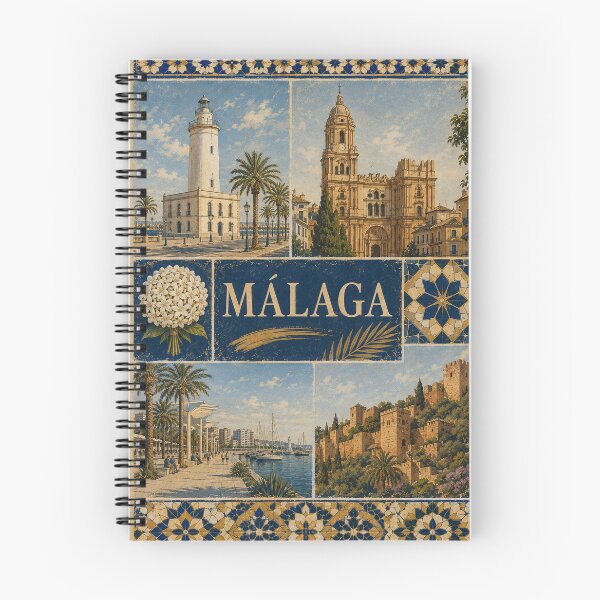Item preview, Malaga Spain Vintage Travel Poster - Retro Costa del Sol  Art designed and sold by PrintGo26.