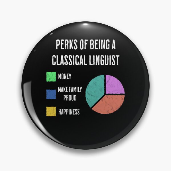 Item preview, Perks of Being a Classical Linguist Funny Chart designed and sold by d247.