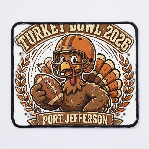 Item preview, Turkey Bowl 2026 Shirt - Port Jefferson NY Thanksgiving Football Tee designed and sold by FitEnvy.