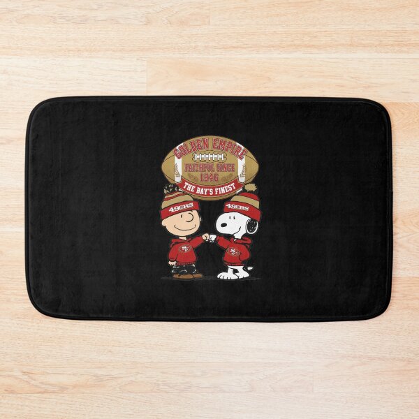 Item preview, Golden Empire Faithful Since 1946 Charlie Brown Snoopy 49ers Fist Bum designed and sold by Dravienart.