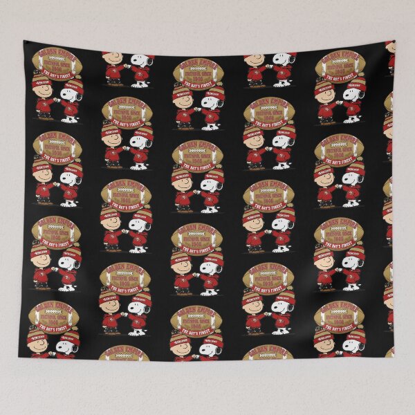 Item preview, Golden Empire Faithful Since 1946 Charlie Brown Snoopy 49ers Fist Bum designed and sold by Dravienart.
